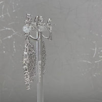 Selin Chandelier Earrings (11.18 ct Diamonds) in White Gold