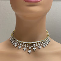 Scintilla Diamond Necklace (29 ct Diamonds) in Two Tone Gold