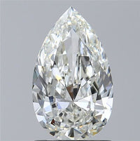 Solitaire 1.00 ct Pear Shape IVS2 GIA Diamond Pendant in White Gold
