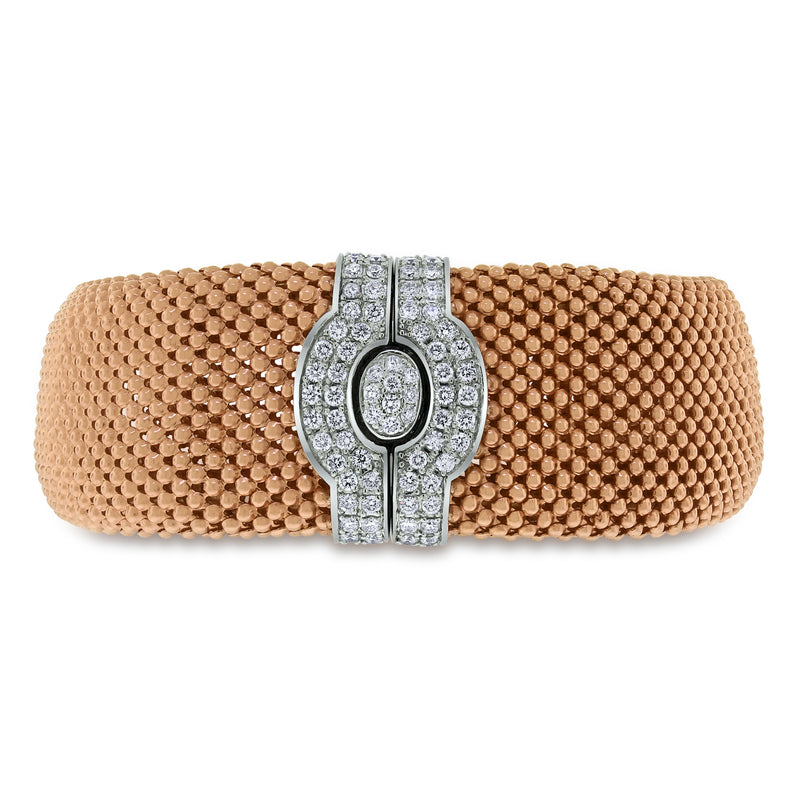 Diamond Stone Belt Bracelet (BBR00425) | Satva Gold