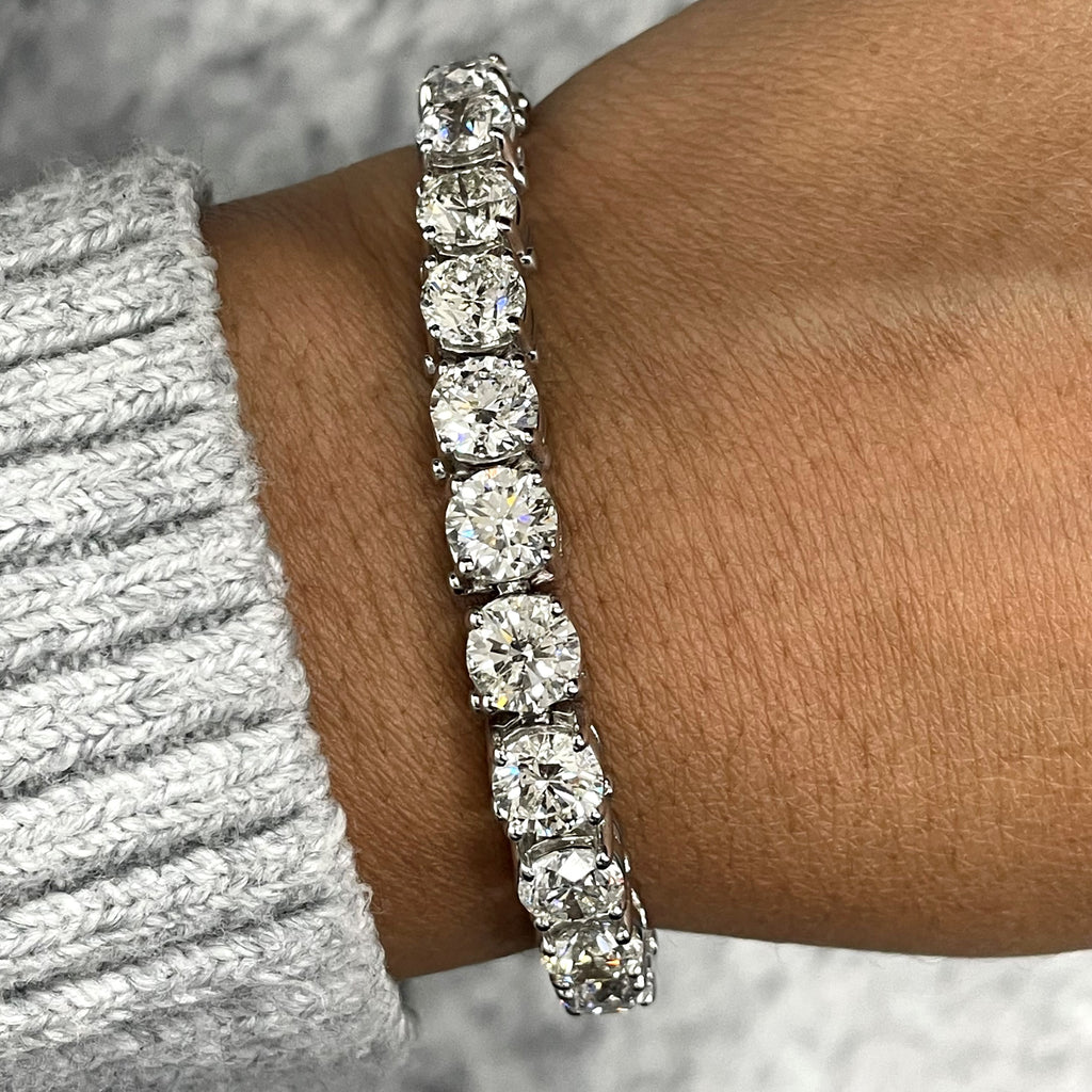 30 carat diamond tennis bracelet Clearance