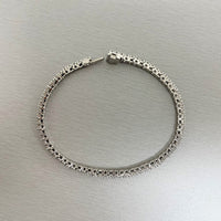 Diamond Tennis Bracelet (2.23 ct Diamonds) in White Gold