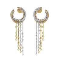 Rain & Sun Chandelier Earrings (4.25 ct Diamonds) in Gold