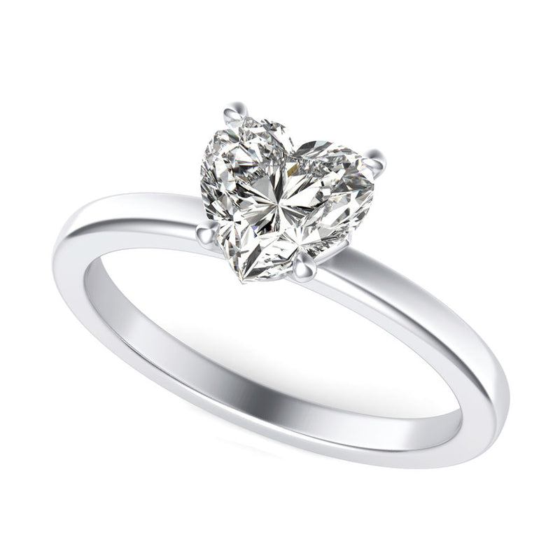 Beauvince GIA Certified 1.61 Ct Heart Shape EVS1 Diamond Custom Pendant or Ring