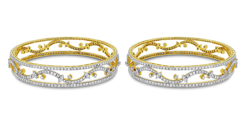 Diamond bangle design catalogue Outlet