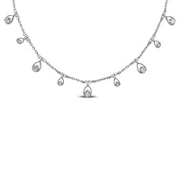 Drops of Jupiter Necklace (0.61 ct Diamonds) in White Gold