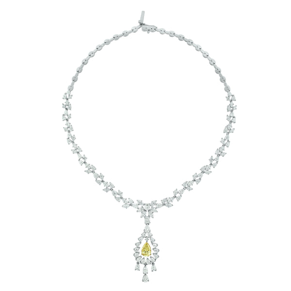 Amaya Diamond Necklace (22.45 ct Diamonds) in Gold