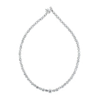 Beauvince Azea Diamond Tennis Necklace 18.37 Carat Diamonds in White Gold
