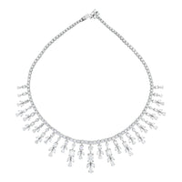 Michelle Diamond Necklace (26.31 ct Diamonds) in White Gold