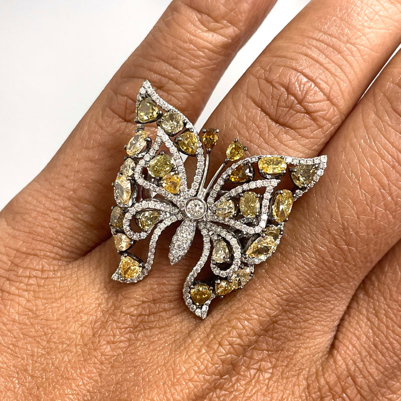 Latest Gold Butterfly Ring