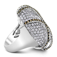 Ivanka Diamond Ring (5.80 ct Diamonds) in White Gold