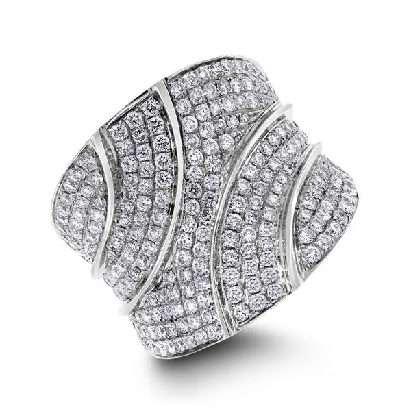 California Diamond Band (2.00 ct Diamonds) in White Gold