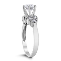 Brilliance Engagement Ring (1.19 ct Round GI1 EGLUSA Diamond) in White Gold
