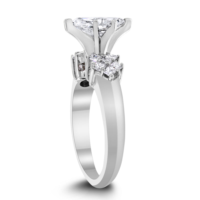 Kristina Engagement Ring (1.23 ct Marquise DSI1 EGLUSA Diamond) in White Gold