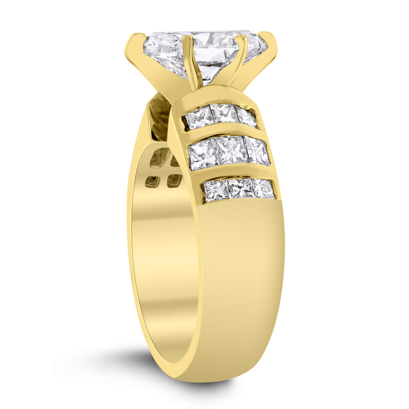 Sylvia Engagement Ring (2.03 ct Marquise JSI2 Diamond) in Yellow Gold