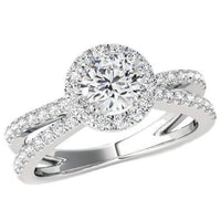 Everafter Engagement Ring (1.00 ct Diamonds) in White Gold